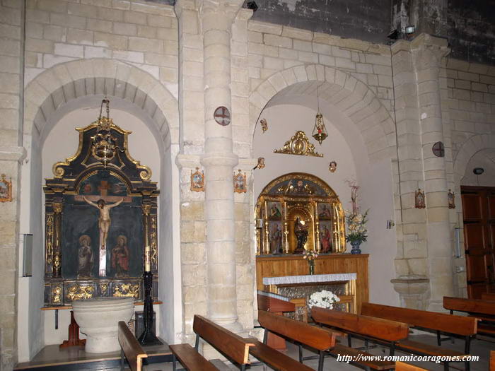 DETALLE DEL INTERIOR DEL TEMPLO